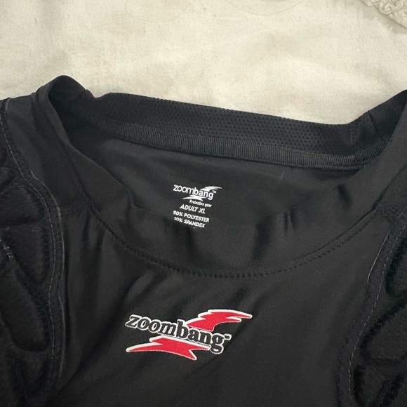 Zoombang Black Padded Sports Shirt - Picture 4 of 4
